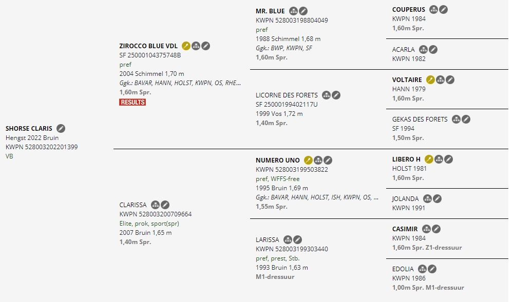 stamboekpapier horsetelex